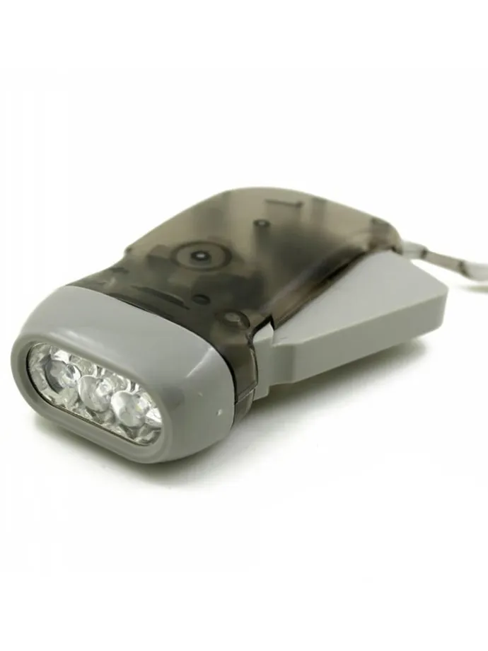 Taschenlampe in Grau