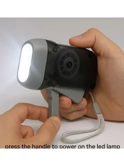 Taschenlampe in Grau