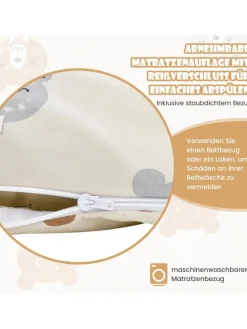 Tatami-Matte 90x200cm in Braun