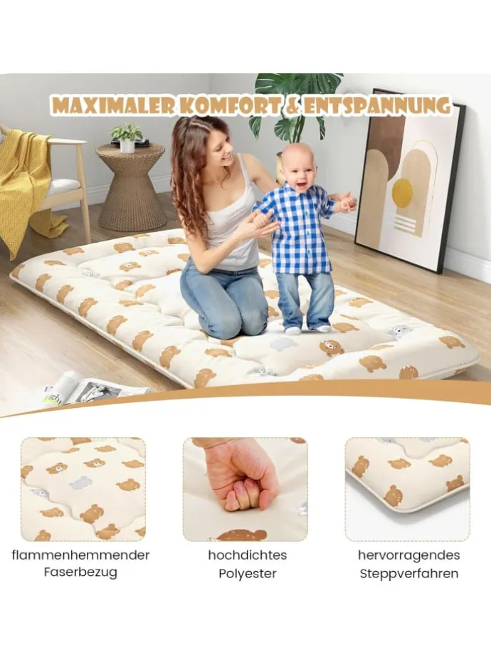 Tatami-Matte 90x200cm in Braun