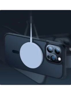 TechProtect MagMat Magnetisch Hülle für iPhone 15 Pro Max Titan matt in Titan