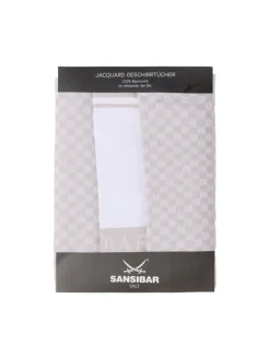 3-teiliges Set: Geschirrtuch Set in Natur