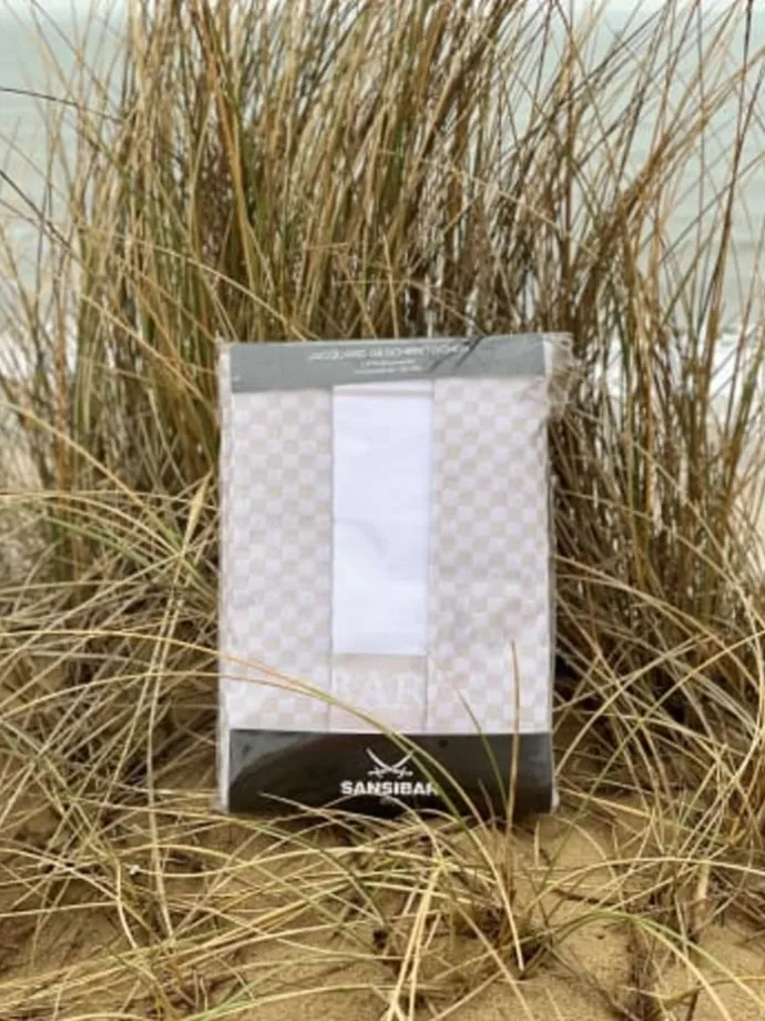 3-teiliges Set: Geschirrtuch Set in Natur