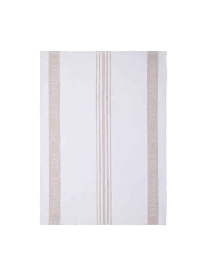 3-teiliges Set: Geschirrtuch Set in Natur