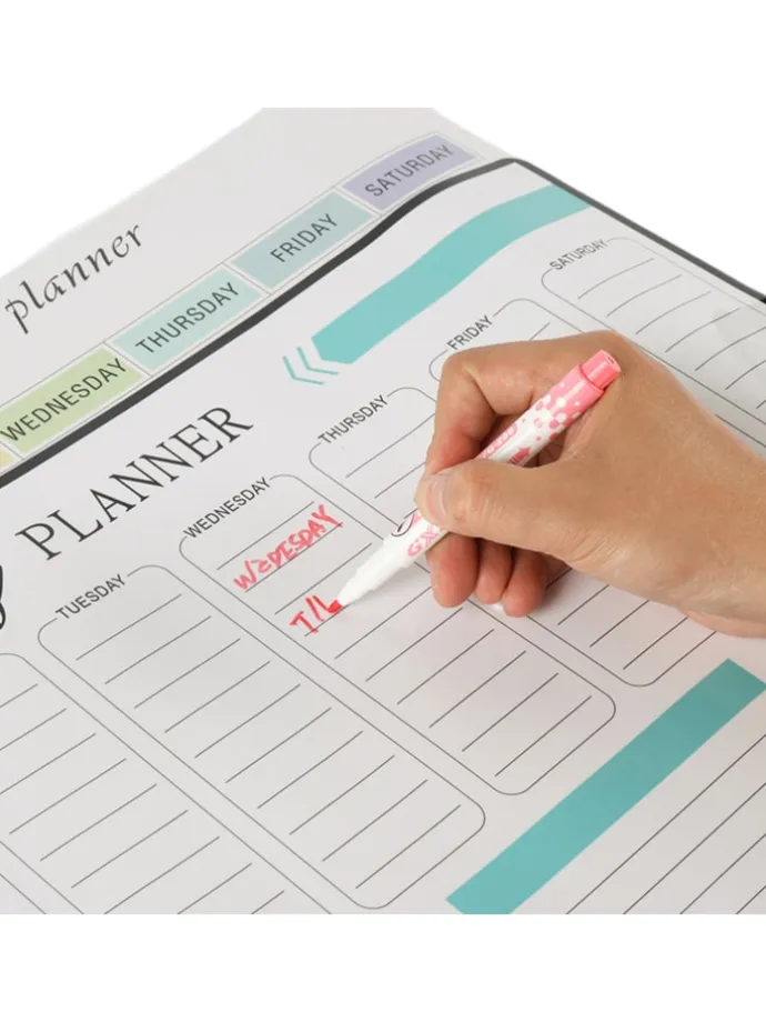 2-teiliges Whiteboard-Set in Weiß