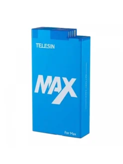 Telesin Akku kompatibel mit GoPro MAX (GP-BTR-MAX) in Blau