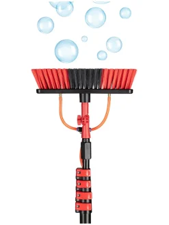 Teleskop-Reinigungsbürste in Schwarz - (L)7 m