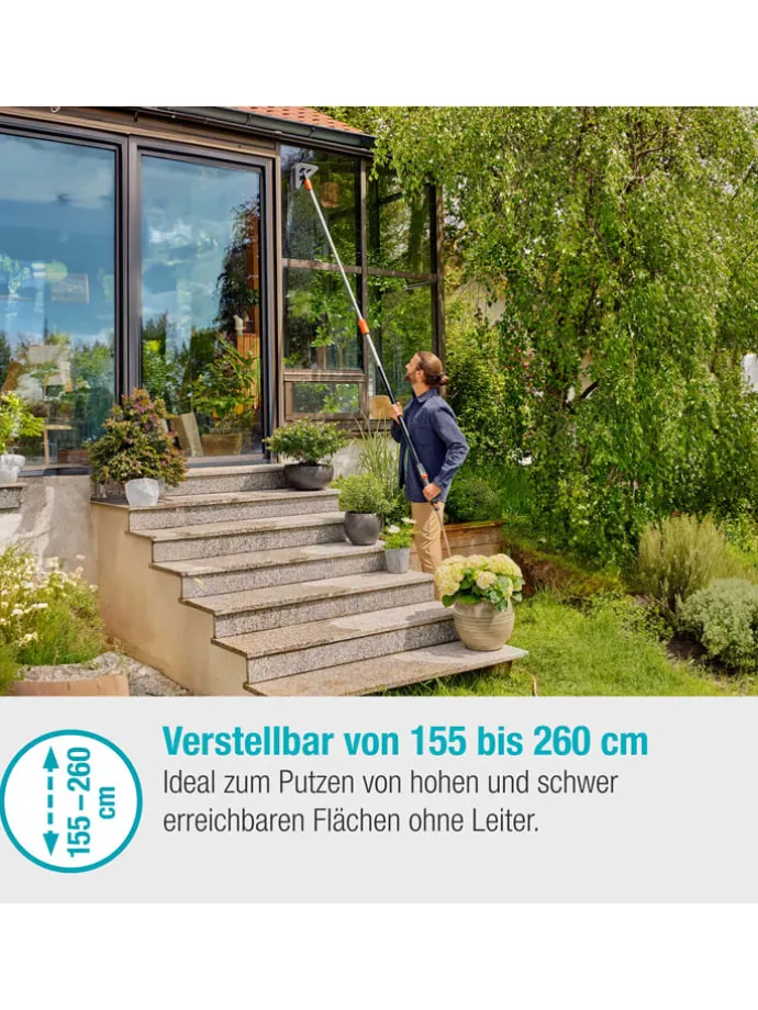 Teleskop-Stiel "M-XL" in Schwarz