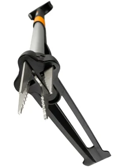 Teleskop-Unkrautstecher in Schwarz