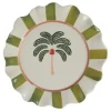 Teller PALACIO Palmehandbemalt in Multicolor