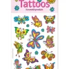 Temporäre Tattoos "Schmetterlinge" in Bunt - ab 3 Jahren