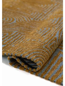 Teppich Gold Stone in gold