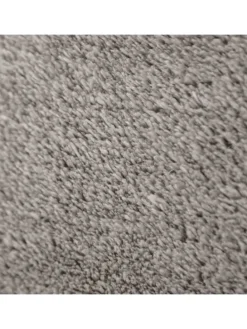 Teppich Kurzflor waschbar Unifarben Wohnzimmer in Grau