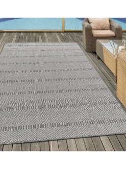 Teppich Outdoor Flachgewebe Boho Polypropylen Balkon