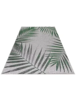 Teppich Outdoor Flachgewebe Dschungel-Design Polypropylen Terrasse