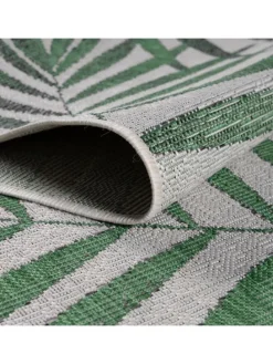 Teppich Outdoor Flachgewebe Dschungel-Design Polypropylen Terrasse