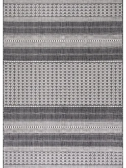 Teppich Outdoor Flachgewebe Antik-Optik Polypropylen Terrasse