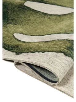 Teppich Sand Forest in grün