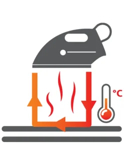 Thermal-Bügelmatte in Grau - (L)65 x (B)100 cm