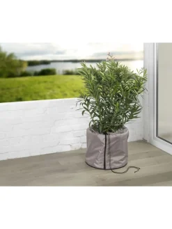 Thermo Pflanztopf-Sack in Beige - (H)55 x Ø 45 cm