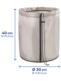 Thermo Pflanztopf-Sack in Beige - (H)40 x Ø 30 cm