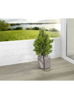 Thermo Pflanztopf-Sack in Beige - (H)40 x Ø 30 cm