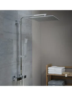 Thermostat-Überkopf-Brauseset "Sumba" in Chrom