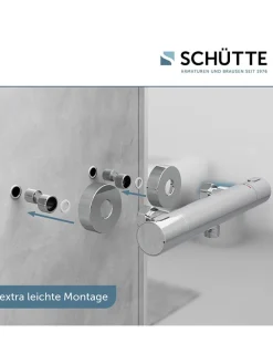 Thermostat-Duscharmatur ''Monza'' in Chrom