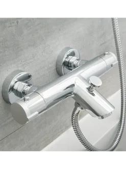 Thermostat-Wannenfüllarmatur "London" in Chrom