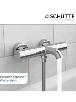 Thermostat-Wannenfüllarmatur ''Monza'' in Chrom