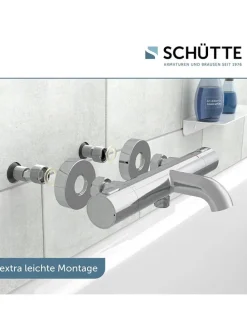 Thermostat-Wannenfüllarmatur ''Monza'' in Chrom