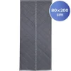 Thermo-Türvorhang in Grau - (L)200 x (B)80 cm