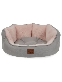 Tierbett ''Coco'' in Grau/ Rosa