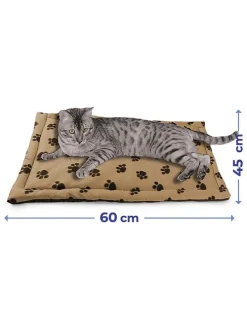 Tierbett in Hellbraun - (L)60 x (B)45 cm