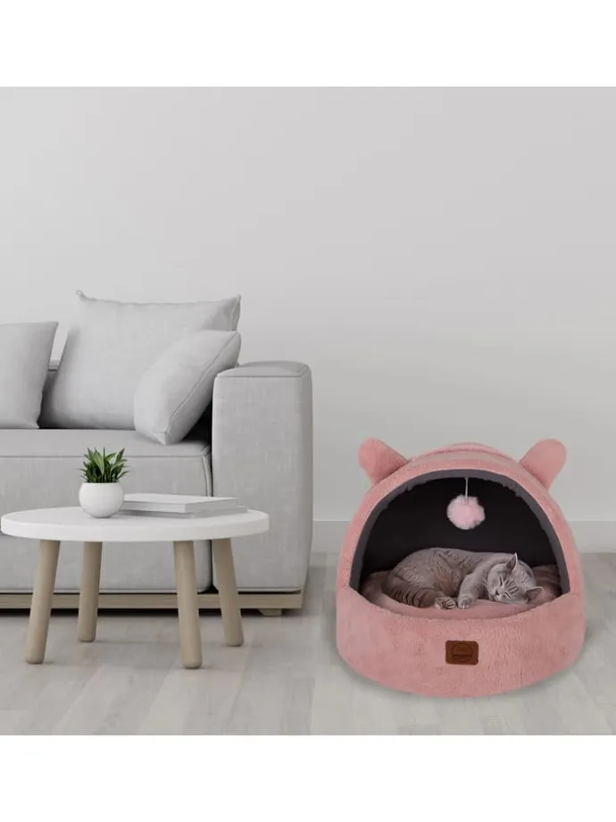 Tierbett in Rosa