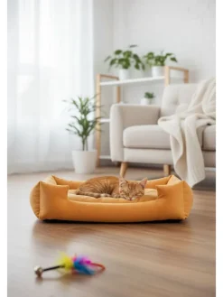 Tierbett ''Kare'' in Orange