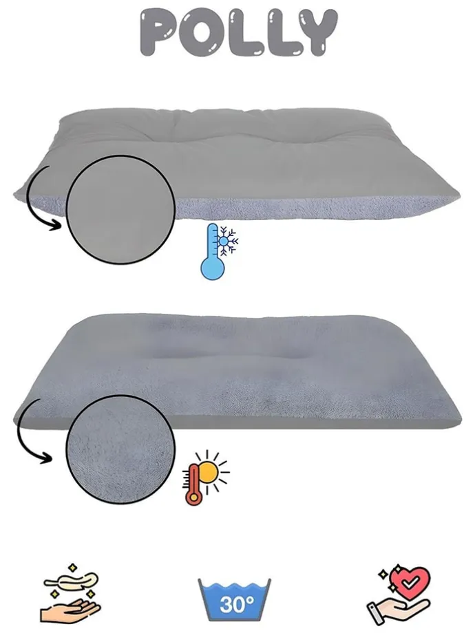 Tierbett ''Polly'' in Grau