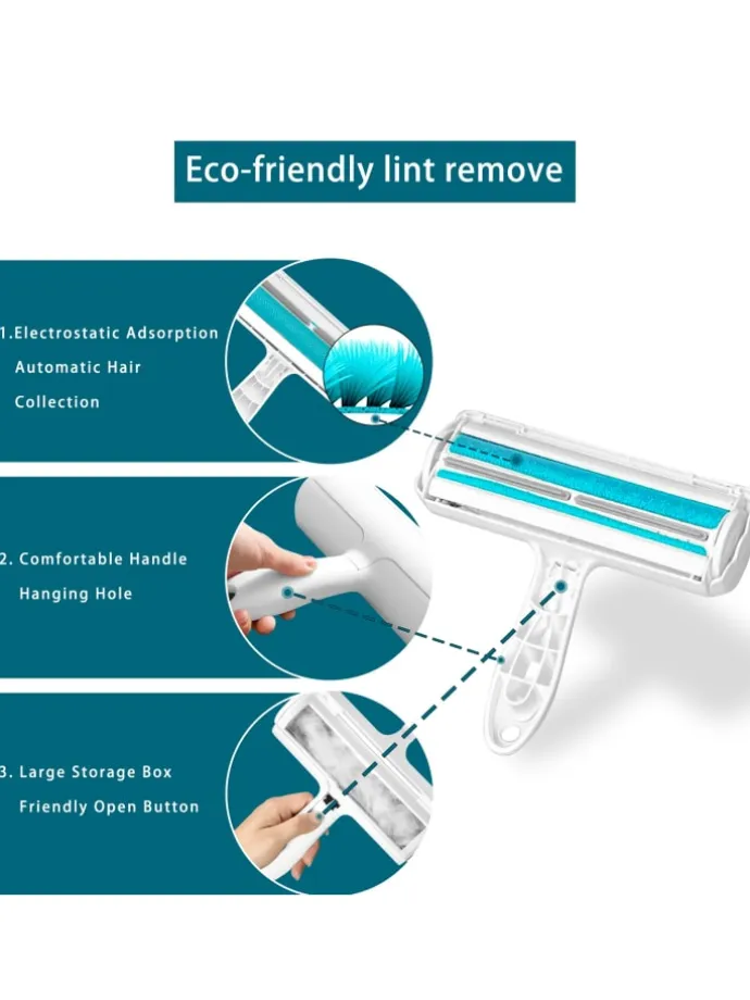 Tierhaarentferner in Blau