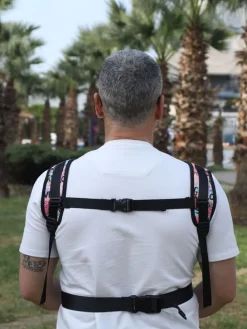 Tiertrage in Schwarz/ Bunt