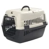 Tier-Transportbox in Schwarz/ Creme - (B)49 x (H)35 x (T)32,5 cm