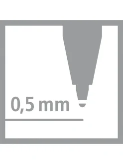 Tintenroller ''STABILO worker+ colorful'' - Medium - 4 Stück