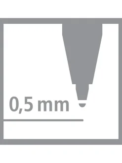 Tintenroller ''STABILO worker+ colorful'' - Medium - 4 Stück