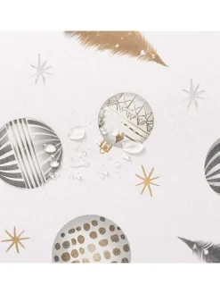 Tischdecke ''Belia'' in Grau/ Gold