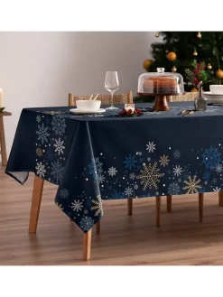 Tischdecke "Christmas Natalie" in Blau