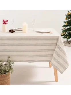 Tischdecke ''Holwin'' in Beige/ Grün