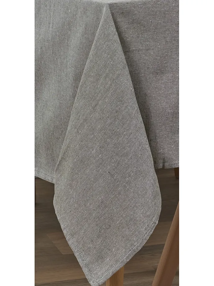 Tischdecke in Khaki - (L)250 x (B)140 cm