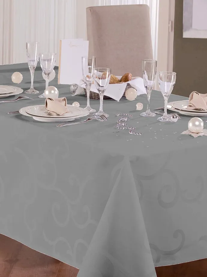 Tischdecke "Madigan" in Grau