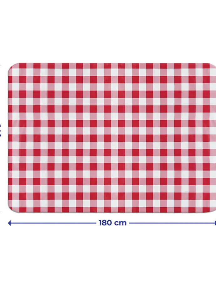 Tischdecke "Maximex" in Rot - (L)180 x (B)140 cm