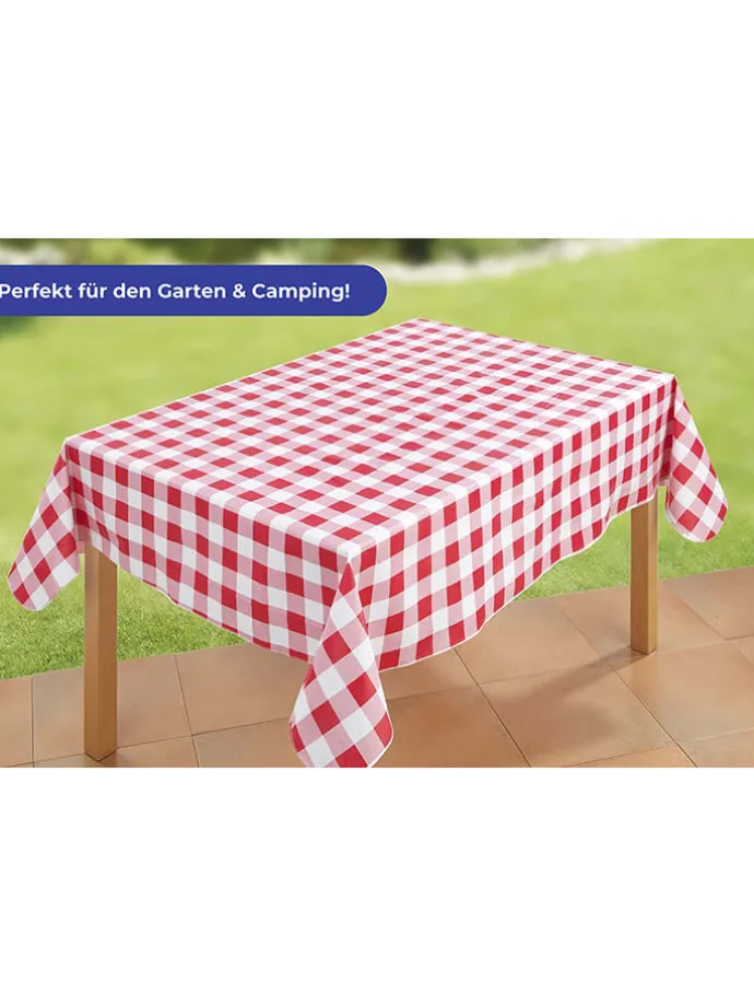 Tischdecke "Maximex" in Rot - (L)180 x (B)140 cm