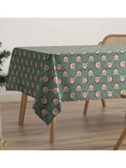 Tischdecke ''Noel'' in Blau/ Rot